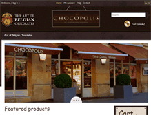 Tablet Screenshot of chocopolis.com